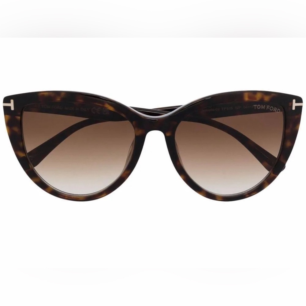 Tom Ford Eyewear Isabella 02 Cat-Eye Sunglasses - tortoise brown